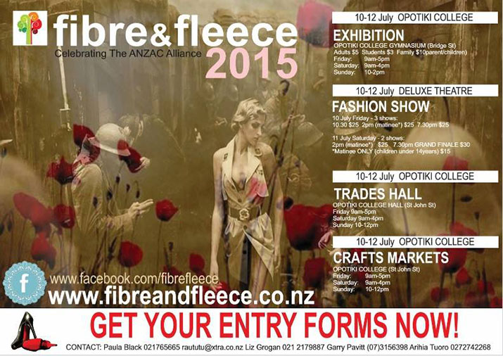Fibre and Fleece Art and Design Awards NZ Entry Form Guest Judge 2015 Trish Strongman