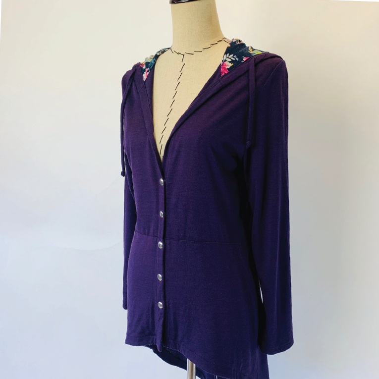 The Willow Cardigan Sewing Pattern - A longline cardi with deep