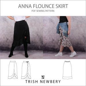 Anna Flounce Skirt - Pattern 1937