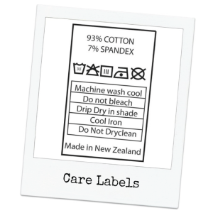 Print at Home Care and Content Label Information Sheet