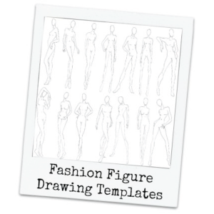 Print at HOme Fashion Figure Drawing Templates - Croquis