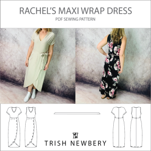 Pattern 1802 Rachels Maxi Wrap Dress