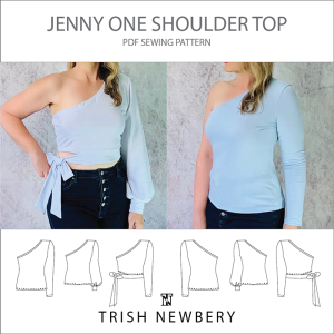 Jenny One Shoulder Top Pattern 2023