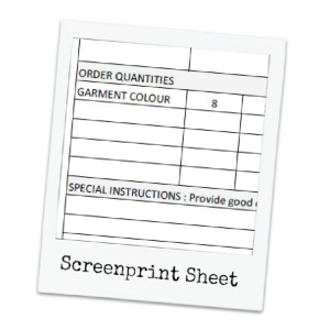 Print At Home Screenprint Specification Sheet