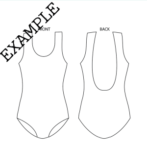 Print At Home Swimsuit  Block - Knit Fabrics - Sample Size